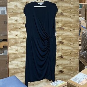 Amazon Essentials Navy Midi Dress
